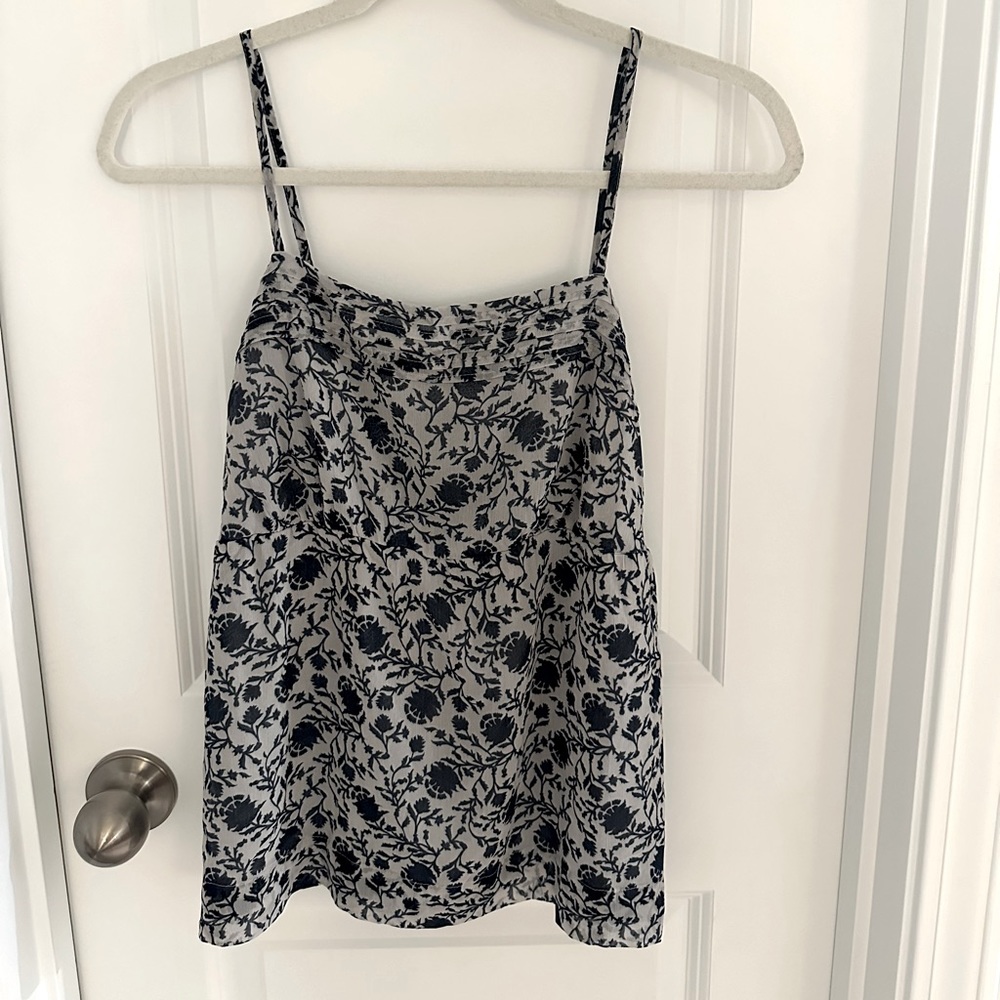 Loft Floral Tank Top SIZE SMALL